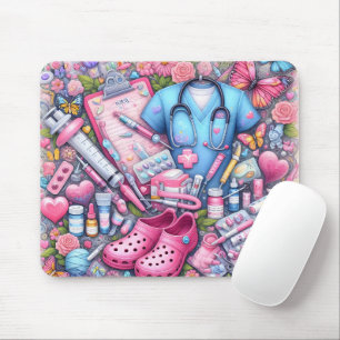 Süße/Lustige RN-Krankenschwester Mousepad