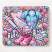 Süße/Lustige RN-Krankenschwester Mousepad (Vorne)