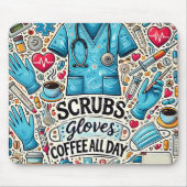 Süße/Lustige RN-Krankenschwester Mousepad (Vorne)