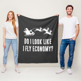 Süße lustige Rotnasen-Rentiere Weihnachtsgeschenke Fleecedecke