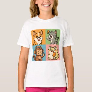 Süße lustige Tiere T-Shirt