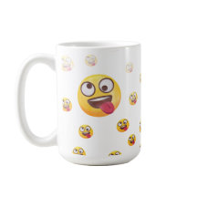 Süße lustige Zunge herausstreckende EMoji