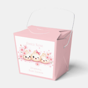 Süße Mädchen-Baby-Party mit Dumplings Geschenkschachtel