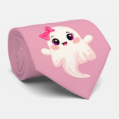 Süße Mädchen Boo! Geist Krawatte (Gerollt)