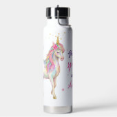 Süße Mädchen Einhorn Wasserflasche Trinkflasche (Links)