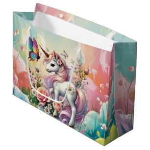 Süße Mädchen Einhornliebhaber Große Geschenktüte
