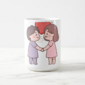 süße Mädchen Kaffeetasse (Mittel)