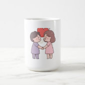 süße Mädchen Kaffeetasse (Mittel)