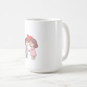 süße Mädchen Kaffeetasse (VorderseiteRechts)