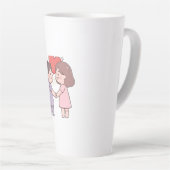süße Mädchen Milchtasse (Rechte Ecke)