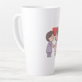 süße Mädchen Milchtasse (Linke Ecke)