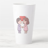 süße Mädchen Milchtasse (Vorderseite)