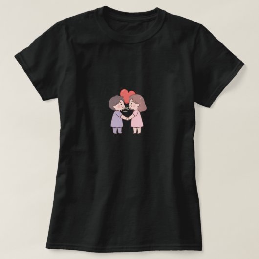 süße Mädchen T-Shirt (Design vorne)