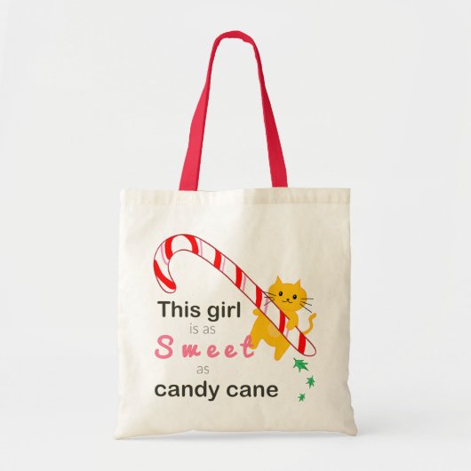 Süße Mädchen-Tasche Tragetasche (Vorne)