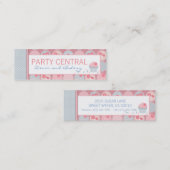 Süße Mädchen-Visitenkarte Mini Visitenkarte (Vorne/Hinten)