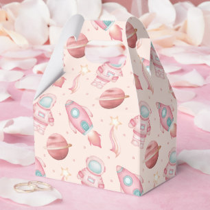 Süße Mädchen Weltraum Geburtstag Rosa Astronaut Geschenkschachtel