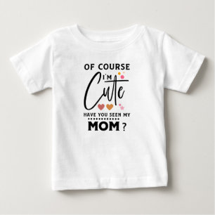 Süße Mädchen Wortkunst Baby T-shirt