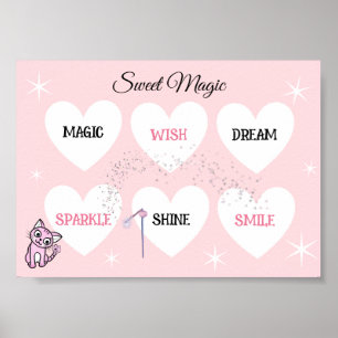 Süße Magie-Kitty  Poster
