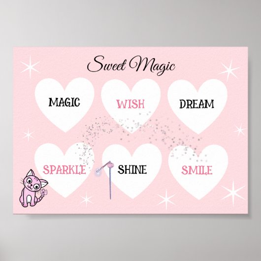 Süße Magie-Kitty Poster (Vorne)