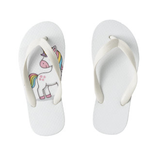 Süße magische rosa Einhorn-Kinder-Sommer-Flip-Flop Kinderbadesandalen