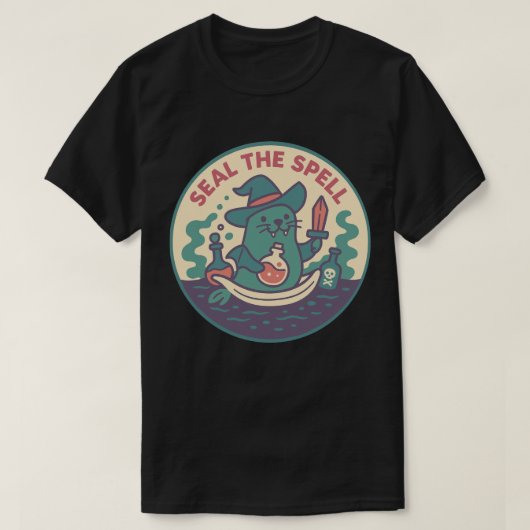 Süße Magische Siegelerde Potion T-Shirt (Design vorne)
