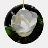 Süße Magnolie Keramikornament (Hinten)