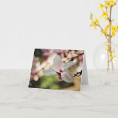 Süße Magnolien-Mitteilungskarten Karte (Gelbe Blume)