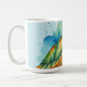 Süße Mal-Schildkröte Kaffeetasse (Links)