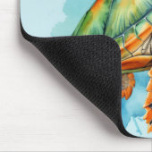 Süße Mal-Schildkröte Mousepad (Ecke)