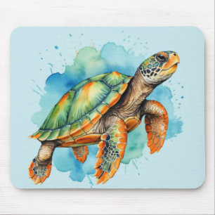 Süße Mal-Schildkröte Mousepad