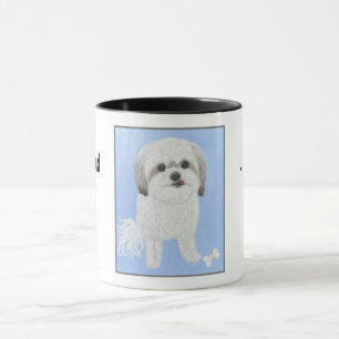Süße Malshi-Hund Tasse
