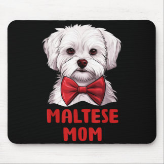 Süße Malteser-Mama-Hunde-Liebhaber-Geschenk Lustig Mousepad