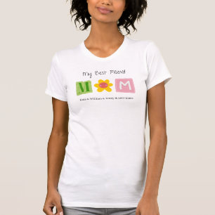 Süße Mama beste Freundin benutzerdefinierte Famili T-Shirt