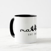 Süße Mama Est 2026 Tasse (Vorderseite Links)