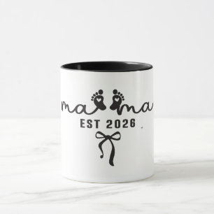 Süße Mama Est 2026 Tasse