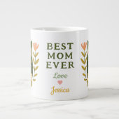 Süße Mama Eule & Eulenkindchen Beste Mutter Aller  Jumbo-Tasse (Vorderseite)
