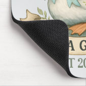 Süße Mama Gans Vintage-Bauernhoftier Mutter Gans Mousepad (Ecke)