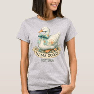 Süße Mama Gans Vintage-Bauernhoftier-Mutter-Gans T-Shirt