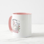 Süße Mama-Gans-Wortkunst Tasse (Vorderseite Links)