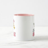 Süße Mama-Gans-Wortkunst  Tasse (Zentrum)