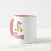 Süße Mama-Gans-Wortkunst  Tasse (Vorderseite Links)