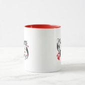 Süße Mama Glück Wortkunst Tasse (Zentrum)