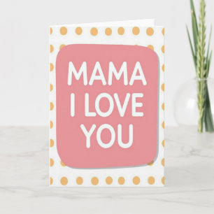 Süße Mama Lieb Dich Karte