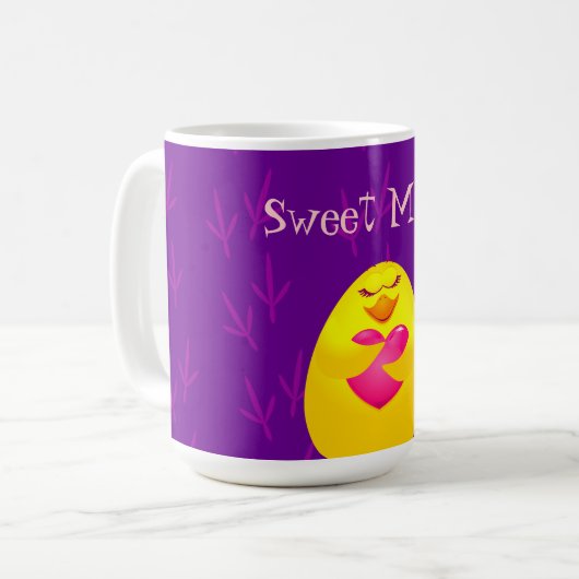 Süße Mama, lustiger Schlamm Kaffeetasse (Vorderseite Links)