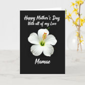 Süße Mama Muttertagskarte Karte (Gelbe Blume)