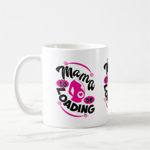 Süße Mama Wortkunst Schwangerschaftsankündigung  Kaffeetasse
