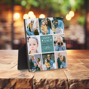 Süße "Mami und ich"-Fotocollage 1. Muttertag Fotoplatte