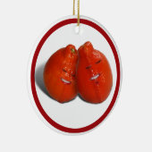 Süße Mandarinen Keramikornament (Rechts)