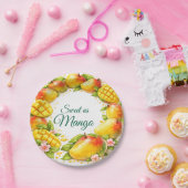Süße Mango Tropische Früchte Papier Teller (Party)