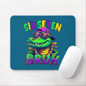 Süße Mardi Gras Sechs Sieben Bruh Mousepad (Mit Mouse)